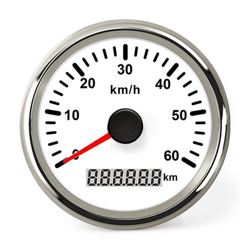 Hollex GPS speedometer white/AISI 0-60km/h 9-32V - Readout instruments ...
